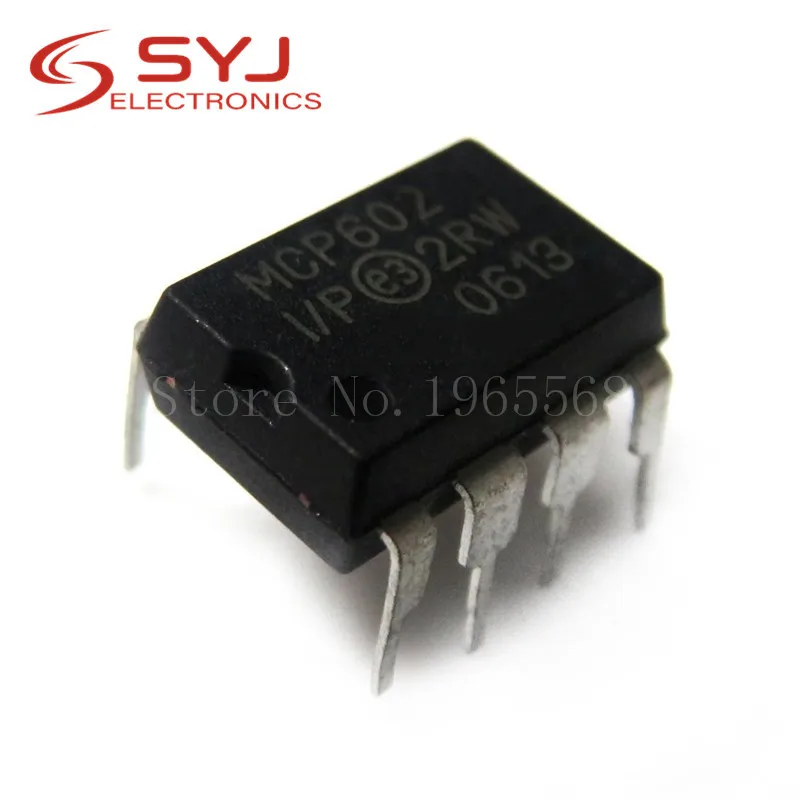 10 шт./партия MCP602-I/P MCP602 DIP8 2,7 V до 5,5 V одиночная поставка CMOS Op Amps в наличии