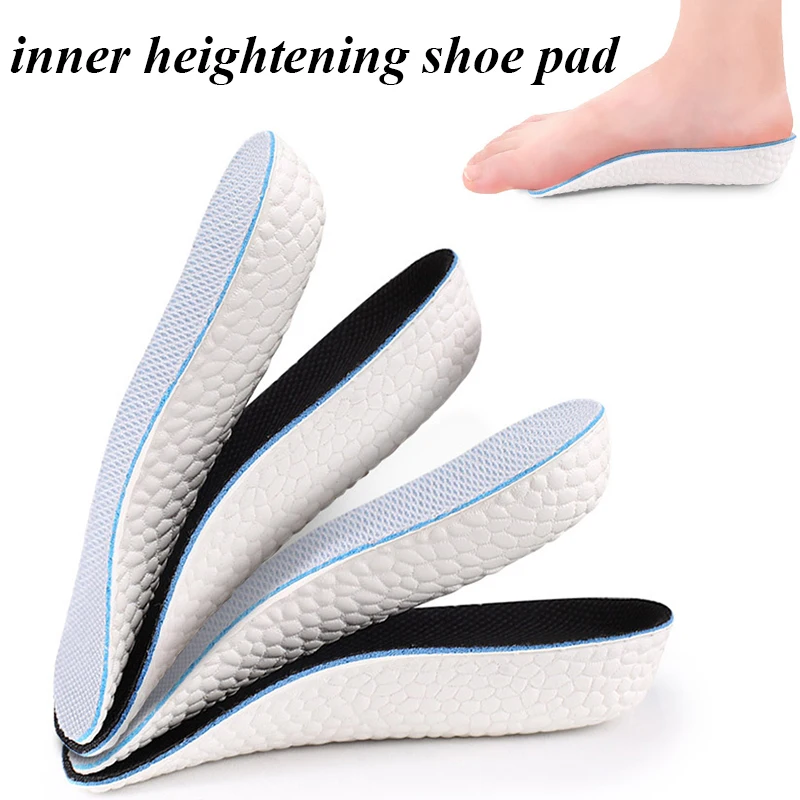 

1 Pair Arch Support Increase Height Insoles Light Weight Soft Elastic Lift for Men Women Shoes Pads 1.5CM 2.5CM Heighten Lift