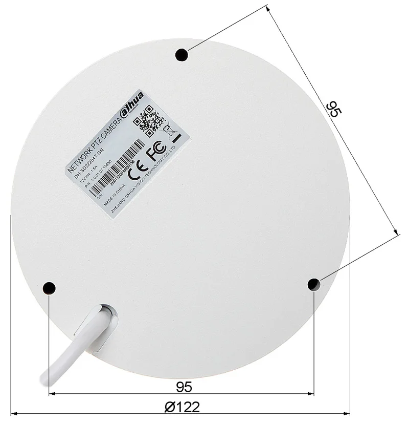 Оригинальная Телефон Dahua 4 МП POE 2 7 ~ 11 мм 4-кратный зум PTZ H.265 WDR ICR IVS распознавание