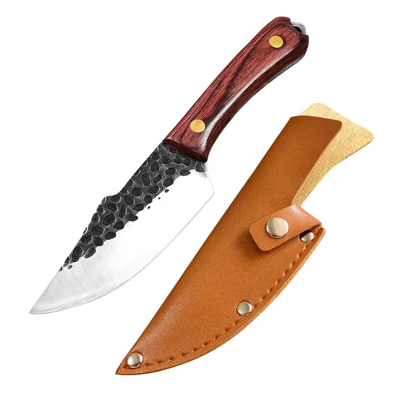 

Super Sharp Chef's Knife with Sheath German High Carbon Stainless Steel Stylish Kitchen Cooking Knife Fruit Knife Outdoor Knife