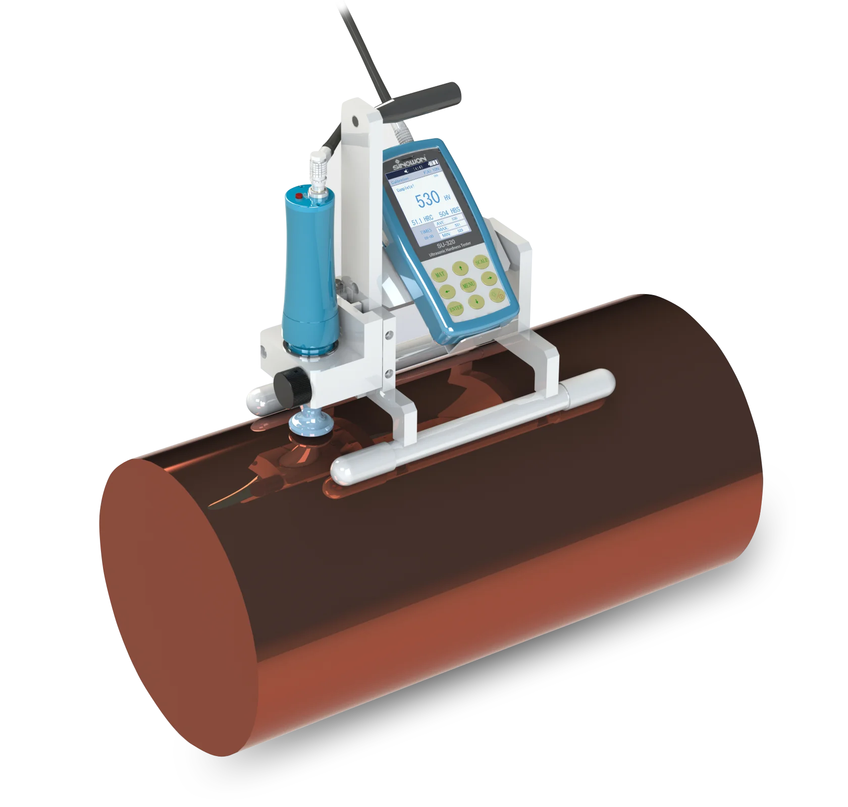 

Roller Ultrasonic Hardness Tester for gravure cylinder