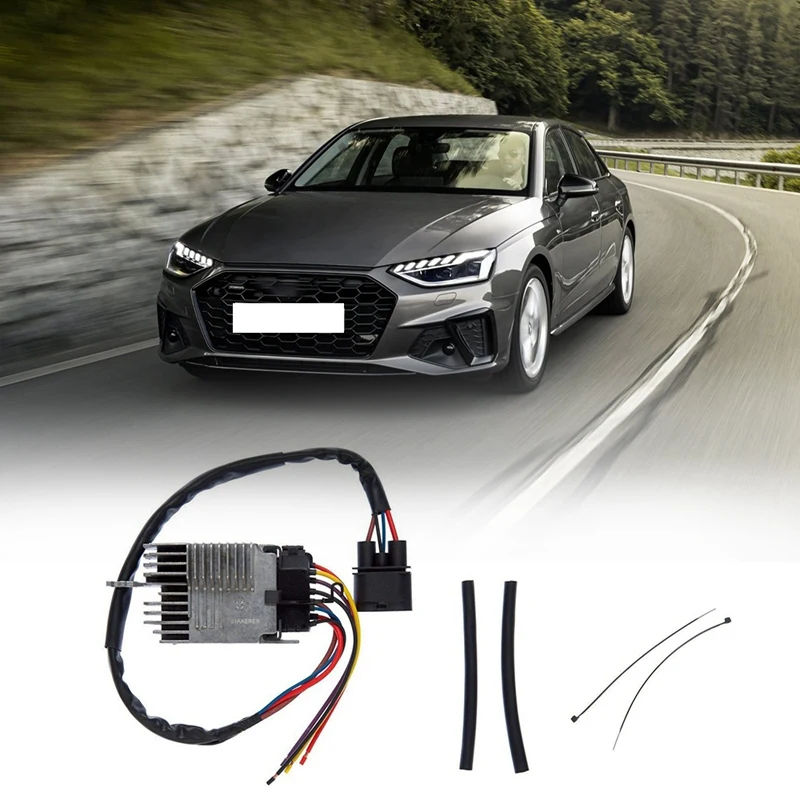 

Автомобильный радиатор, модуль управления вентилятором для A4 A6 Quattro 1.8L 2.0L 3.0L 3.2L 2002-2009 8E0959501AG 8E0959501K