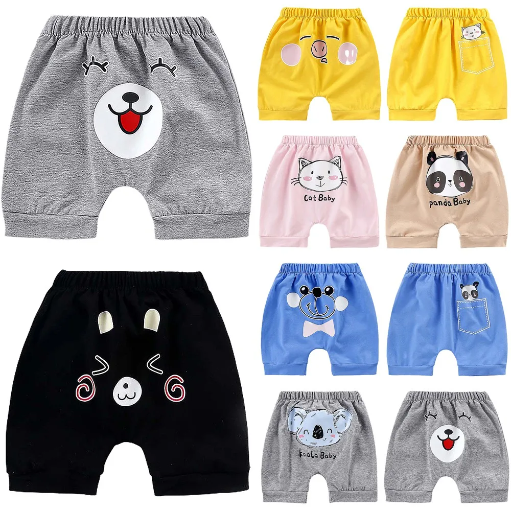 

Children Short Pants Animal Cartoon Printed Boy Girl Casual Comfy Wear For 1-5Y