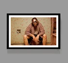 MT1255 подарок большой Lebowski Фильм Смешной Персонаж ванной настенная Картина на холсте картина плакат принты Декор для гостиной дома спальни