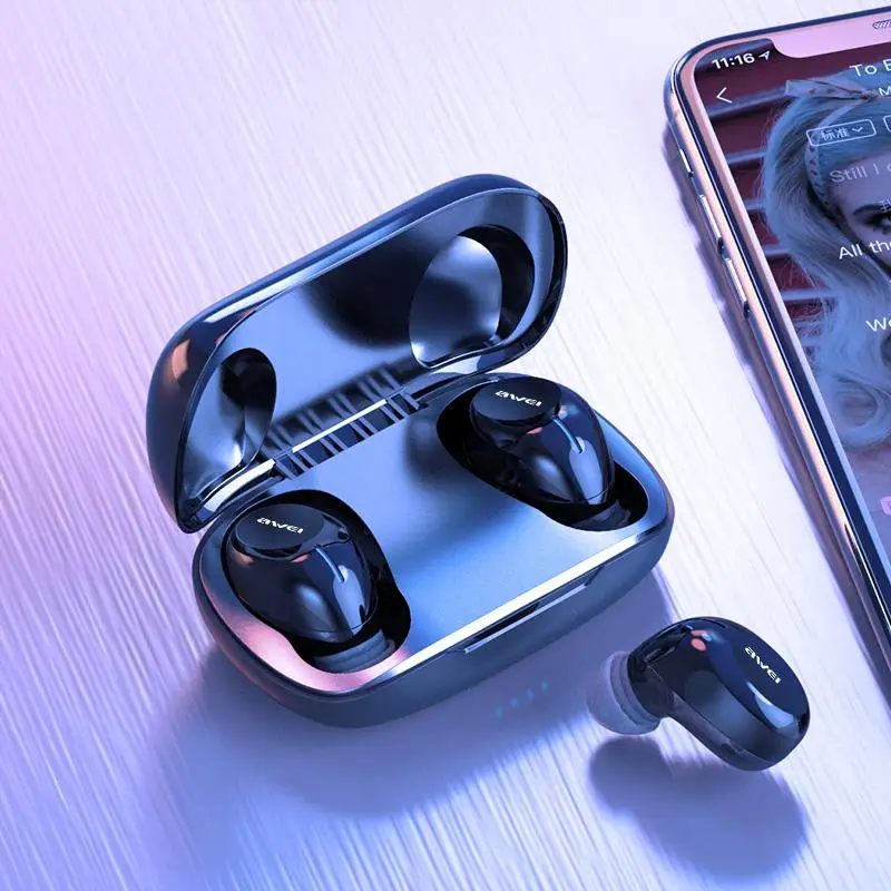 

TWS Wireless Bluetooth Headset HiFi Sound Quality Earbuds Waterproof Touch Control Sport Noise Cancelling Headphones