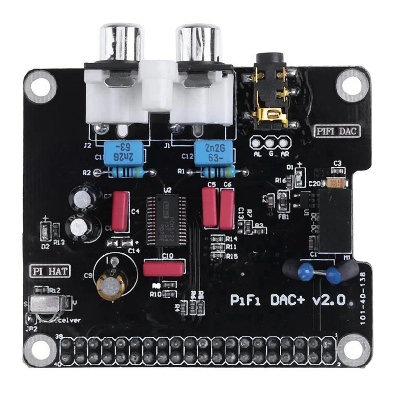 Pcm5122 Hifi Dac Аудио Звуковая карта модуль I2S + светодиодный индикатор для Raspberry Pi 2