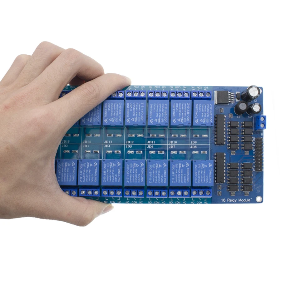 12-В 16-канальный релейный модуль для arduino ARM PIC AVR DSP электронная релейная пластина