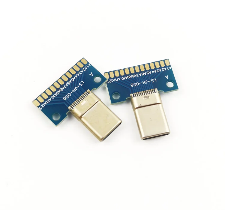 5 шт./лот натуральная TYPE C тестовая плата для мужской головки полный 24P 2P с PCB