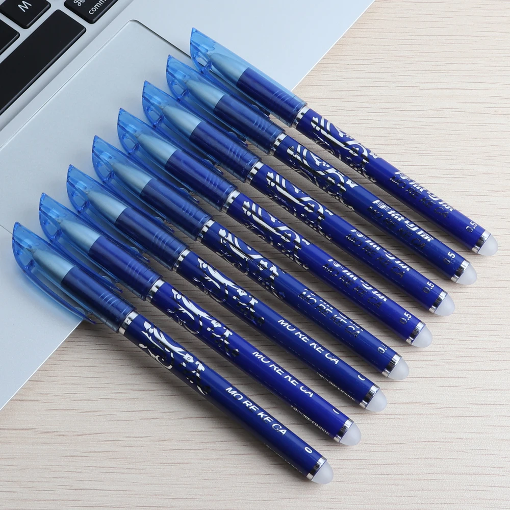 

Гелевые ручки Baikingift 8/24 шт., стираемые, синие/черные, 0,5 мм