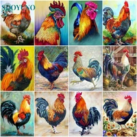 sdoyuno diy painting by numbers handpainted oil painting animals picture paint drawing on canvas home decoration unique gift