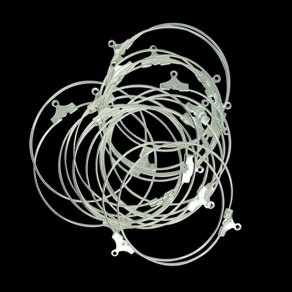 20 шт./лот серебряный цвет белый бисер обруч петли серьги ушные провода ювелирные