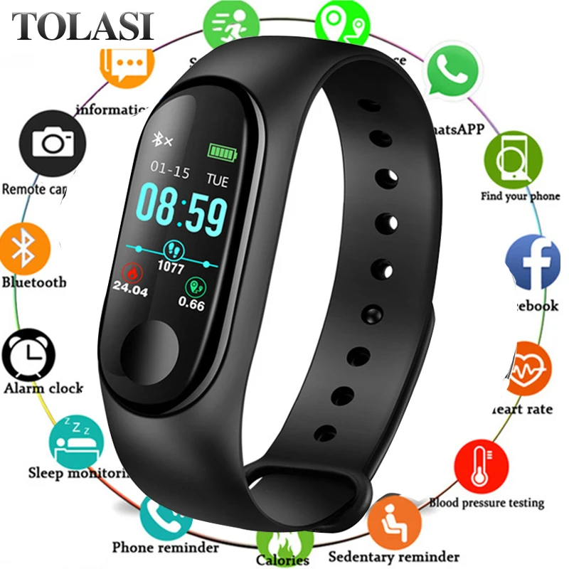 Умные часы для мужчин и женщин пульсометр кровяное давление фитнес трекер умные