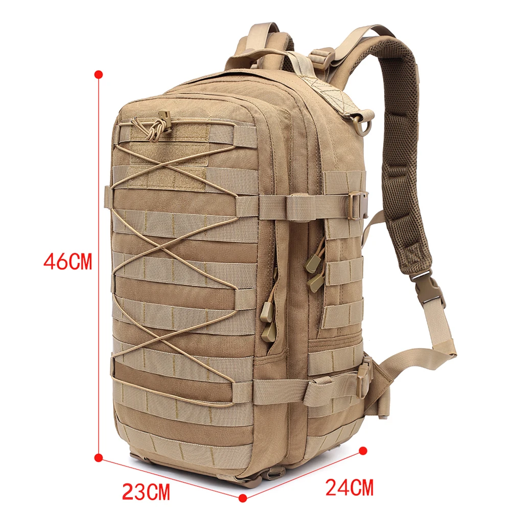 1000D Tactical Backpack 25L Molle Military Army Assault EDC Pack Outdoor Bags Travel Fishing Hiking Camping Hunting Rucksack