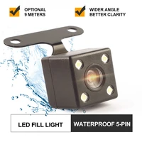 car rear view camera dvr reversing camera 4 led night vision waterproof wide angle driving recorder