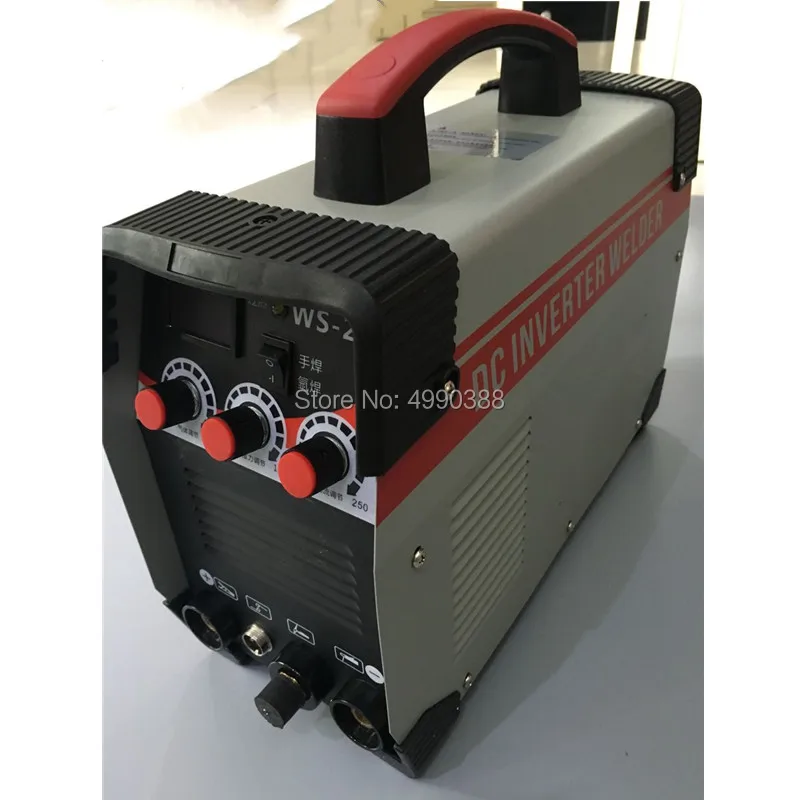 WS 250 2 в 1 дуговой/TIG IGBT инверторный дуговой Электрический сварочный аппарат 220 В а