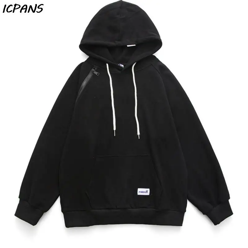 

Уличная одежда, свободные повседневные пуловеры, толстовки для мужчин и женщин, модная толстовка на молнии, 2021, осенняя верхняя одежда, своб...