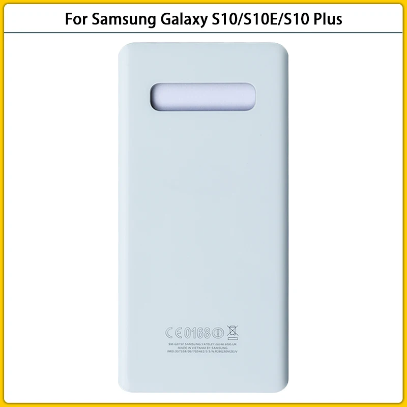 10 шт. новый задний корпус S10 для Samsung Galaxy S10/S10E/S10 Plus G973 G975 Стеклянная Крышка