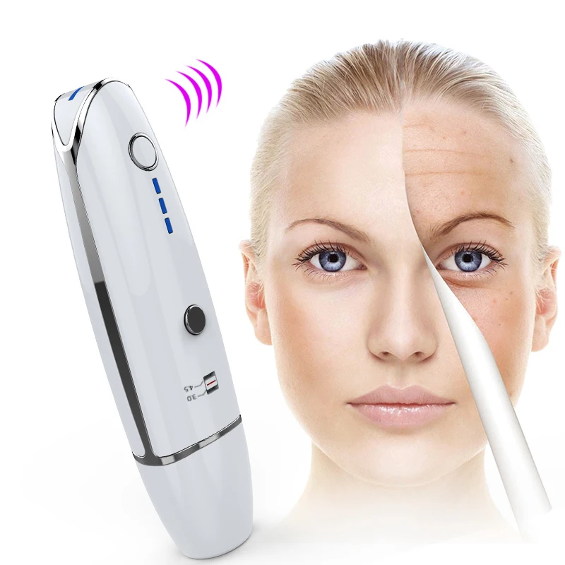Home Use Mini Hifu Ultrasonic RF Face Lifting Wrinkle Removal Line V-Shape Therapy Massager Skin Tightening Beauty Machine