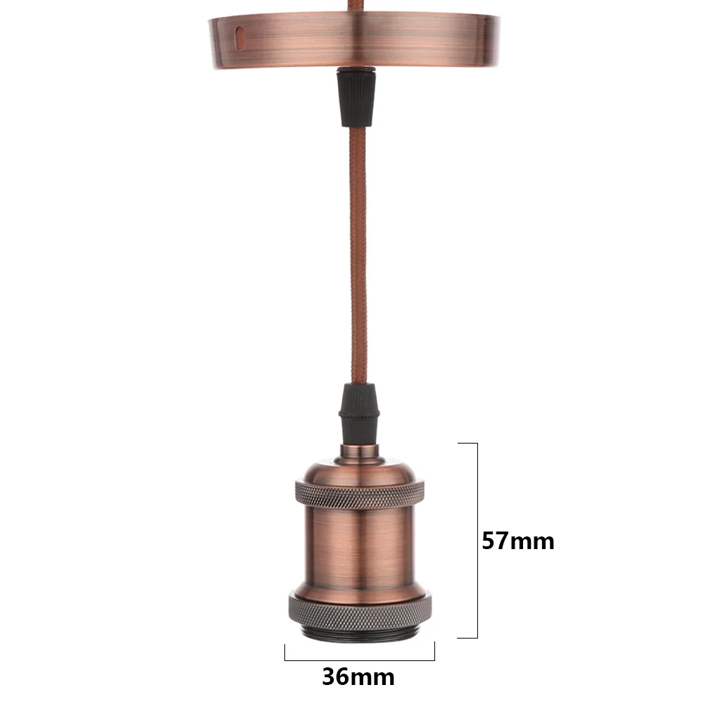 Винтажная лампа Эдисона E27 в стиле ретро с винтовым цоколем алюминиевая основа