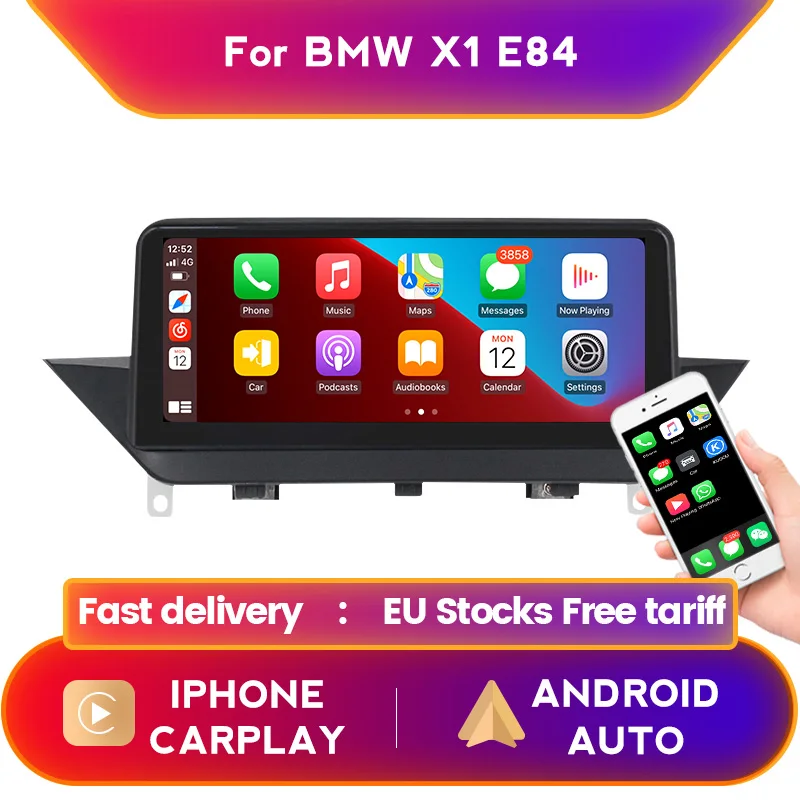 

10.25''CarPlay Android Auto Car Multimedia For X1 E84 (2009-2015) Head Unit IPhone IOS System