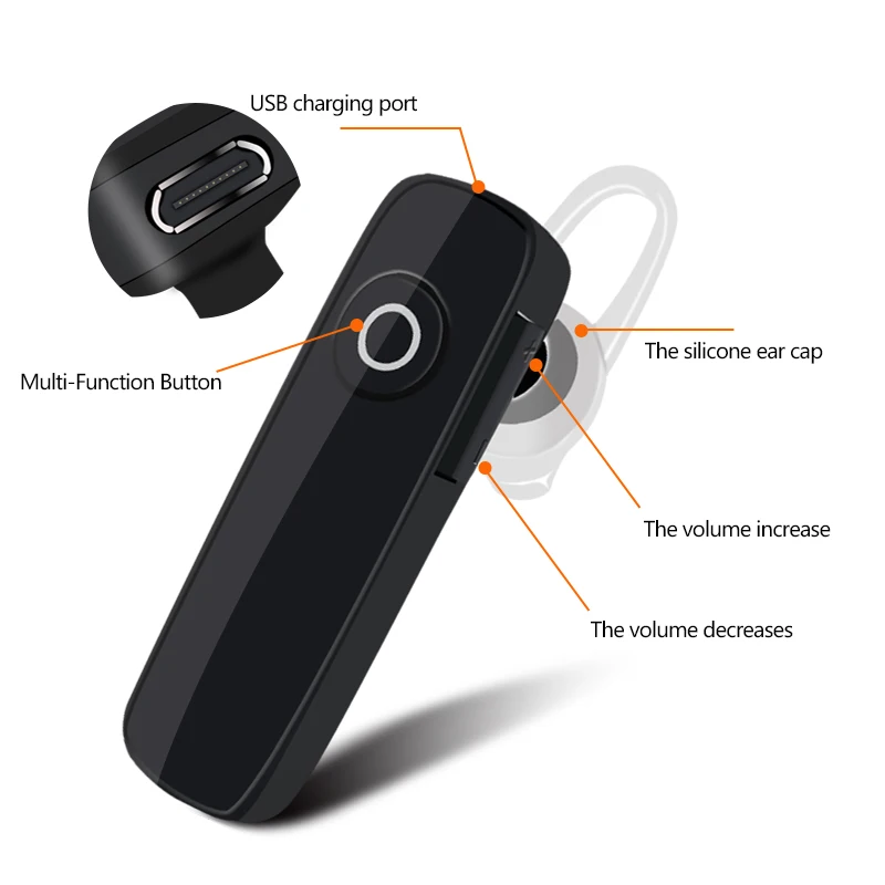 Спортивные Bluetooth наушники BH320 беспроводные наушники для музыки Hands Free микрофон наушники Универсальные для Xiaomi samsung iPhone