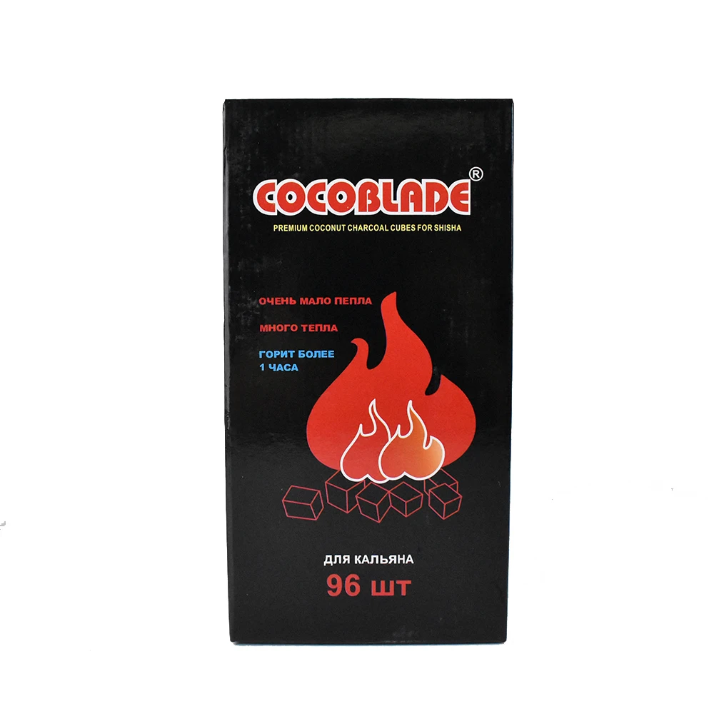 96 Pcs Arab Quick Light Burn Hookah Shisha Coconut Shell Charcoal Used For Sheesha Chicha Cachimba Narguile Smoking Accessories