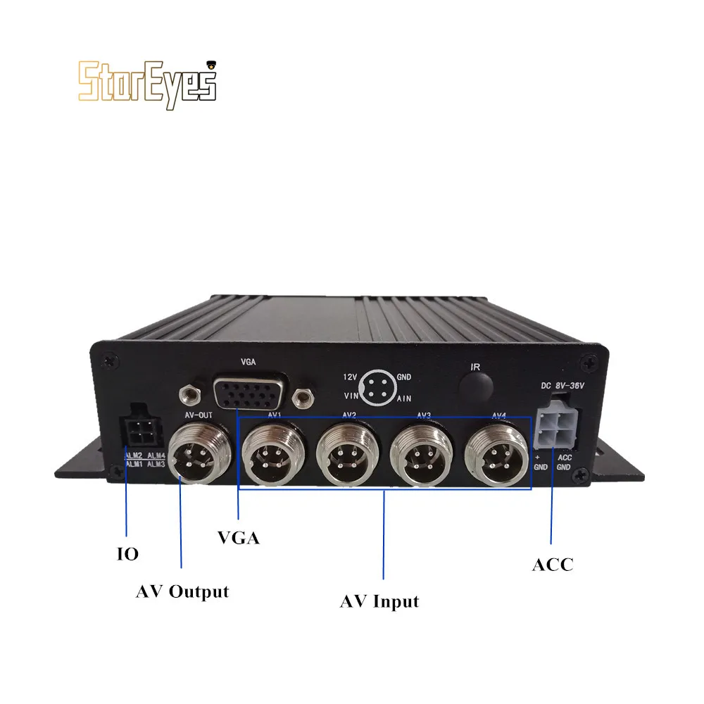 H.264 4 канала Mdvr Bus Mobile DVR программное обеспечение|Видеорегистратор для