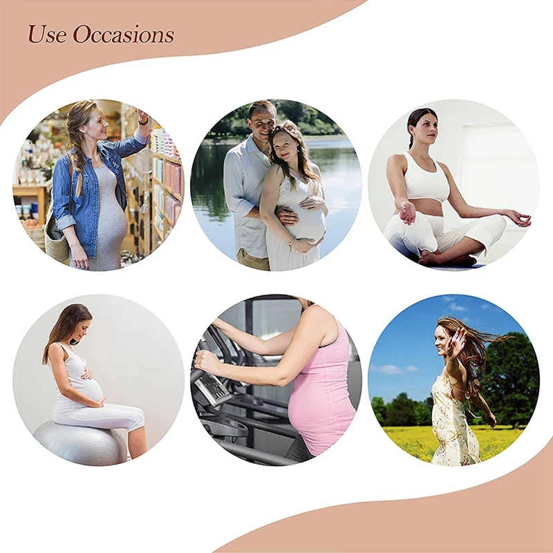 

Maternity Support Belt Breathable Pregnancy Belly Band Abinal Binder Adjustable Back/Pelvic Support- L