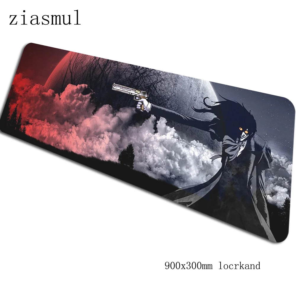 Hellsing padmouse 900x300x3 мм игровой коврик для мыши эстетический коврик для мыши геймер компьютерный стол профессиональный коврик notbook mousemate pc - Цвет: Size 900x300x3mm