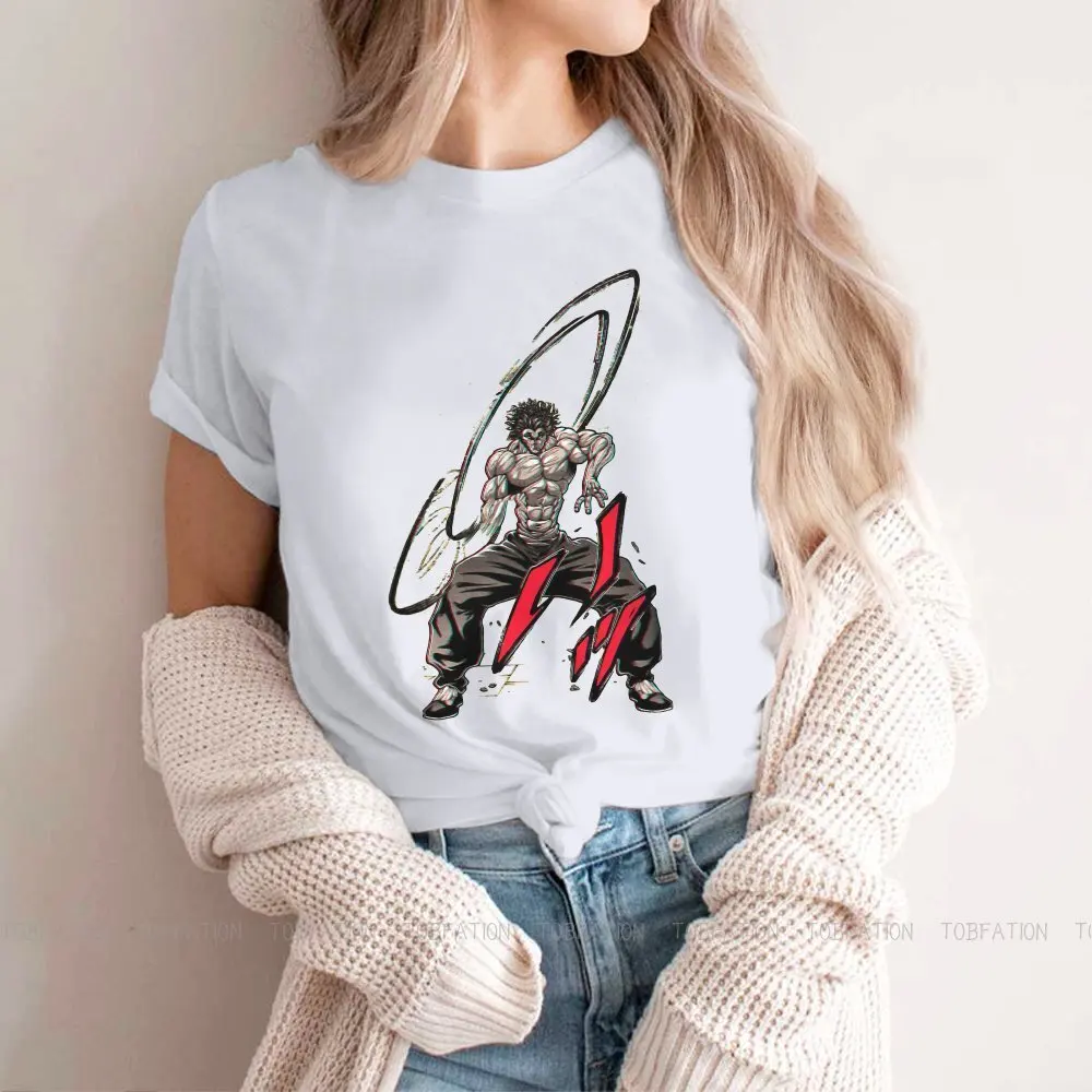 

Grappler Baki Hanma Yujiro Dou Manga Women T Shirt Cool Best Moment Female Tops Graphic Kawaii Tees Ladies 4XL Cotton Tshirt