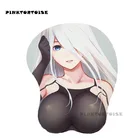 Оптовая продажа, мягкий силиконовый 3D коврик для мыши Anime NieR:Automata A2 Ecchi, эргономичный коврик для мыши, игровой коврик для мыши