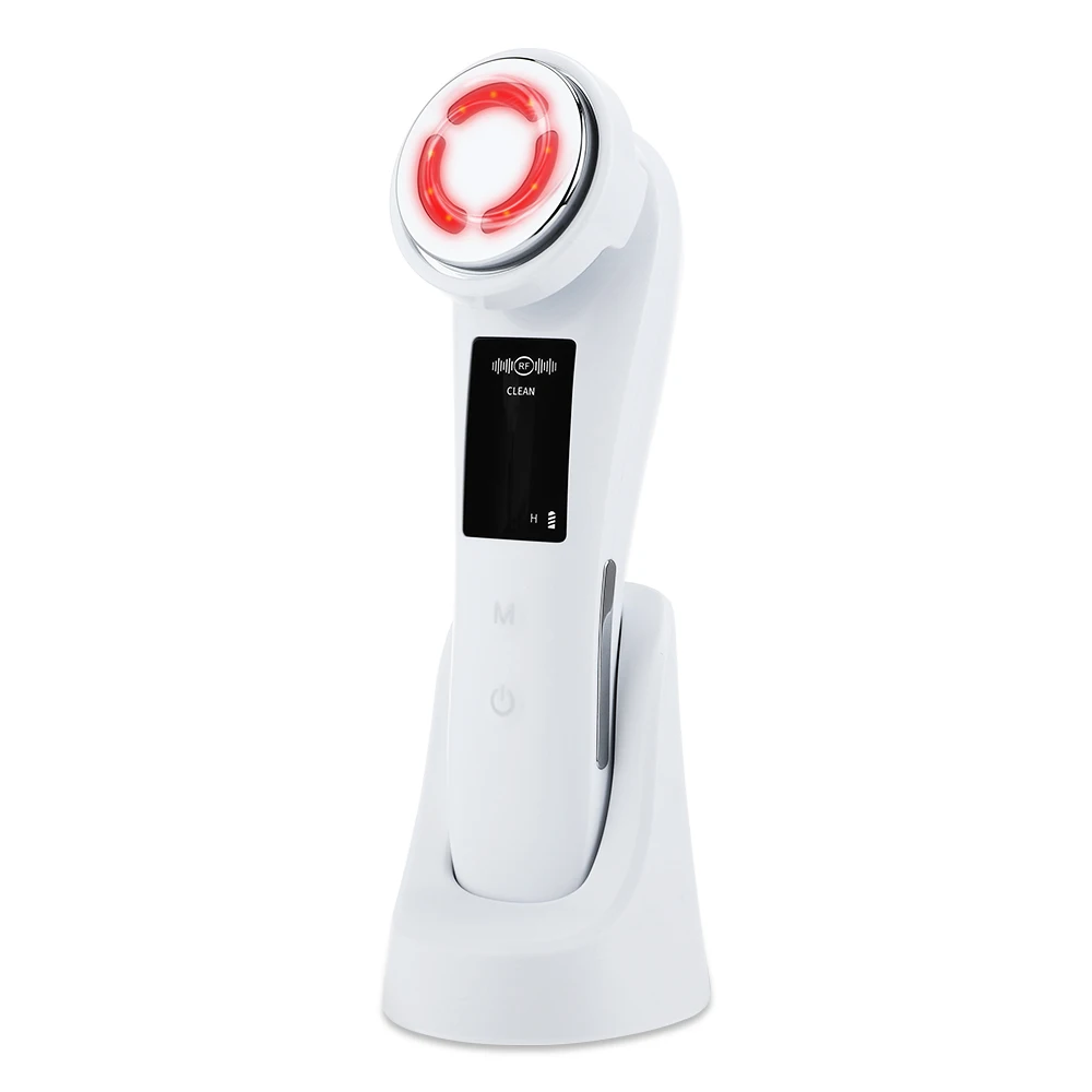 

RF&EMS Micro Current Lifting Device Vibration LED Face Skin Rejuvenation Wrinkle Remover Anti-Aging Facial Beauty Device