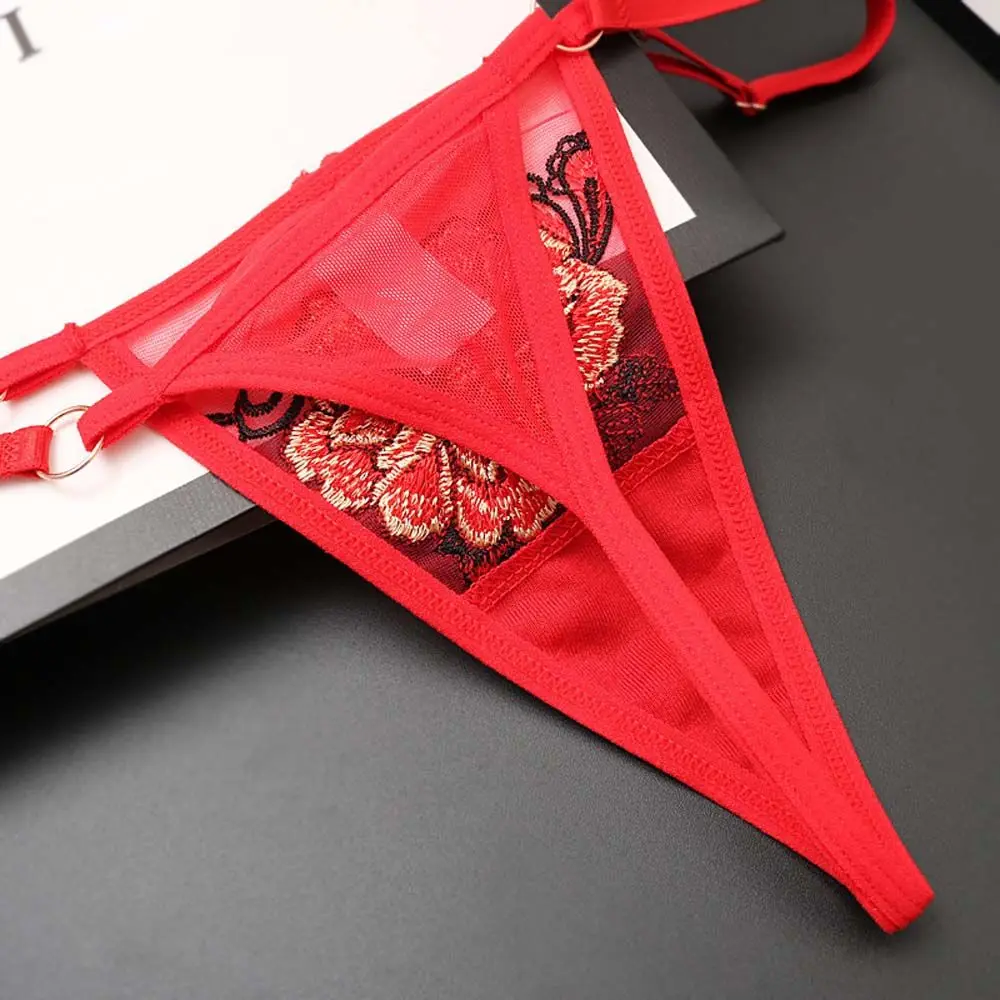 Трусики женские кружевные с вышивкой в виде бабочек | Женская одежда