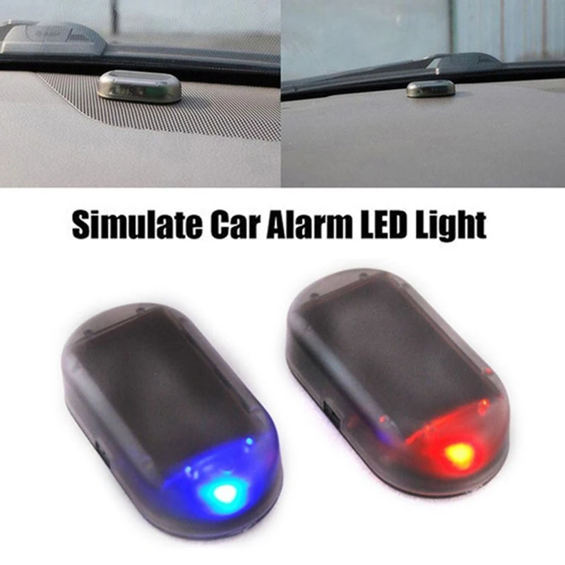 

Solar Power Car LED Interior Light Car Solar Simulation Simulation Warning Flashing Light Alarm Anti-theft Light Alarm Warning