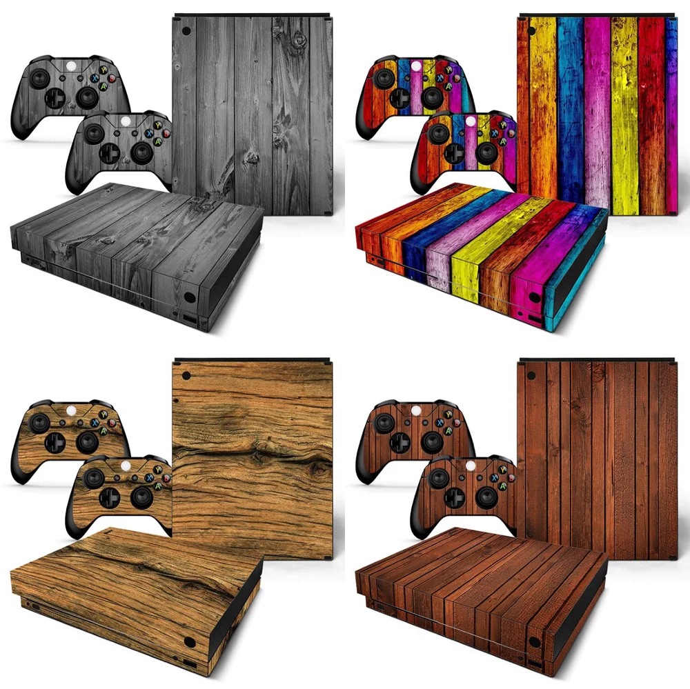 Wood design for X BOX ONE console stickers vinyl sticker x box one skin |