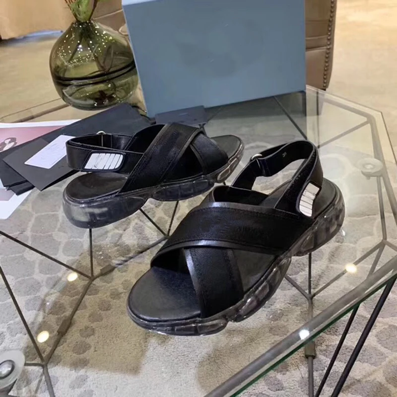 Женские сандалии Роскошные дизайнерские сандалии-гладиаторы Модные туфли на