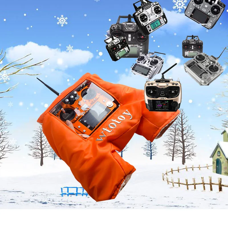 fpv rc at10ii at9s теплые перчатки с пульто