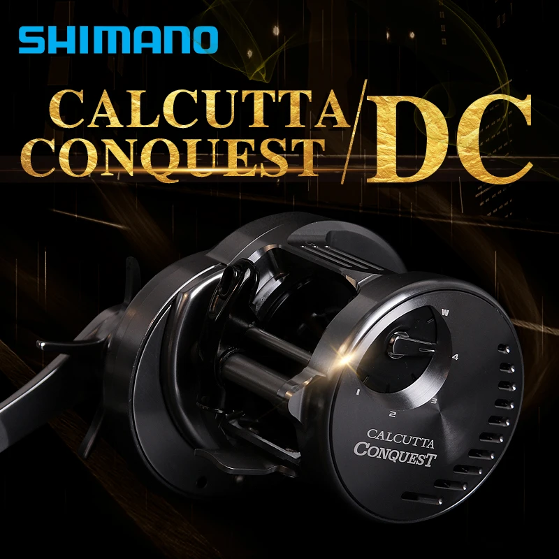 SHIMANO CQ DC19 CALCUTTA CONQUEST anti-sea water dc fishing reel special super long-range drum lure wheel | Спорт и развлечения