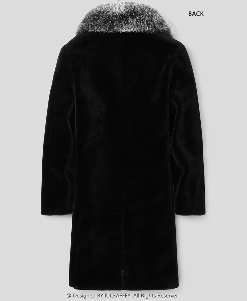 Модное зимнее плотное теплое пальто 2021 из искусственного меха мужская куртка