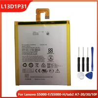 original phone battery l13d1p31 for lenovo s5000 fs5000 htab2 a7 203010f replacement rechargable batteries 3450mah
