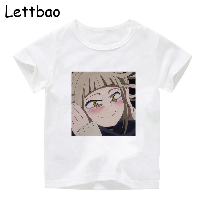

Детские летние футболки Yandere Himiko Toga, с принтом, с коротким рукавом