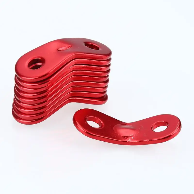 

10 / bag outdoor double eye aluminum alloy umbrella rope buckle tent ceiling rope pulling accessories wind rope buckle fixing