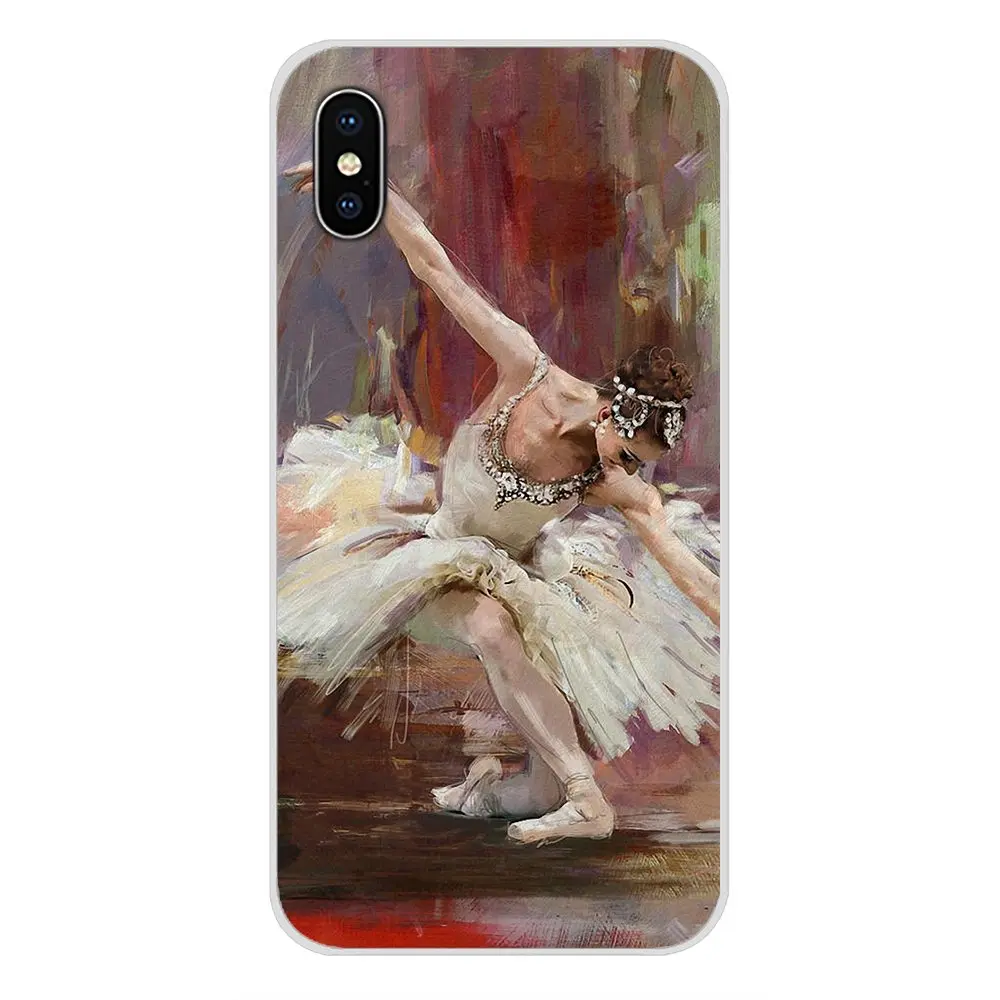 For Xiaomi Mi4 Mi5 Mi5S Mi6 Mi A1 A2 5X 6X 8 9 Lite SE Pro Max Mix 2 3 2S Ballet Ballerina oil painting Cell Phone Case Cover | Мобильные