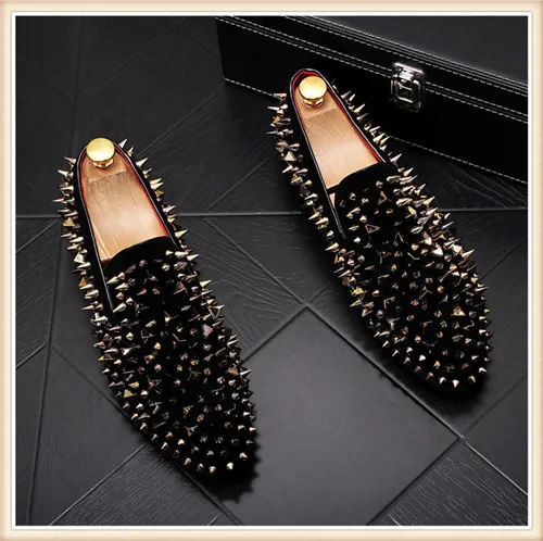 Black Весенняя удобная обувь без шнуровки; Masculino Chaussures Homme; Роскошная обувь; лоферы; цвет черный, белый; мужские кроссовки; 3#12/12D50 - Цвет: Black