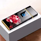 Новинка 2020, мини-зажигалка для сигарет с USB зарядкой, зажигалка для электронных сигарет, ветрозащитный нагревательный провод, перезаряжаемая зажигалка