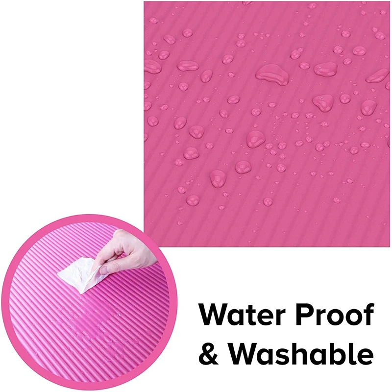 

Yoga Mat for Women and Men Non Slip Exercise Mat Home Gym Equipment for Fitness, Gymnastics & Pilates (10 mm)