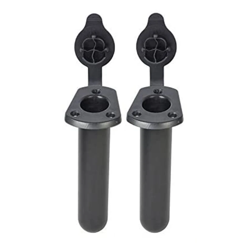 

2 Pieces Fishing Rod Holder Cap and Gasket Kit Fit for Flush Mount Rod Holder Kayak Boat Fishing Accessory