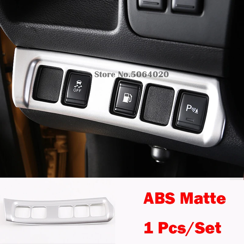 

ABS Matte Car left middle control box decoration Cover Trim Car Styling For Nissan Navara NP300 accessories 2017 2018 2019