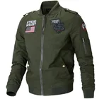Bingchenxu мужская куртка-бомбер пилот зимние парки армейская Военная Мотоциклетная Куртка карго верхняя одежда пилот ВВС тактические пальто