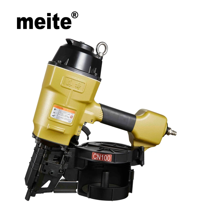 MEITE CN100 профессиональный промышленный класс катушки гвозди пневматический гвоздильщик пистолет для поддонов, коробок, ящиков, ограждений Jun.14 обновление